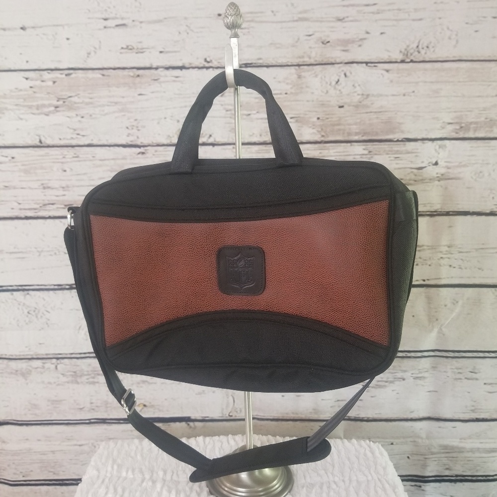 NFL Official Pigskin & Nylon Briefcase Lap…